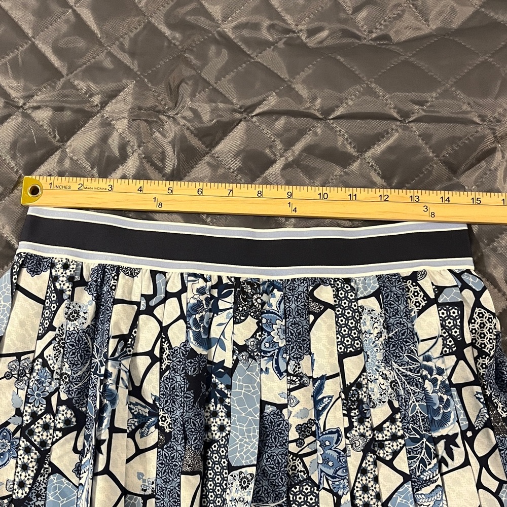 New Johnny Was Bee Active Pleated Tennis Skort Skirt Active Blue Moonlight Glass - Picture 12 of 14